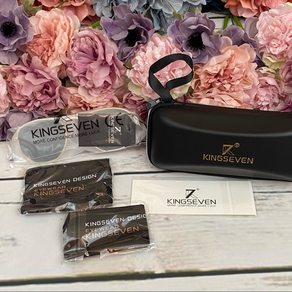 KINGSEVEN Retro Hexagon Green & Gold Polarized Sunglasses - Picture 14 of 16